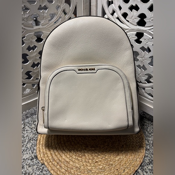 Michael Kors Light Cream Backpack - Picture 2 of 15